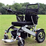 Electric Folding Wheelchair With Optional Remote Control Motorized & Lithium Battery Powered - Lightweight Aluminum Alloy Frame - Move It 9000