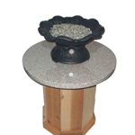 High Grade Patio Pleasures Fire Pit Cedar Base