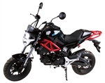 125cc Monster Motorcycle Moped Scooter w/ Manual Trans - PMZ125-2