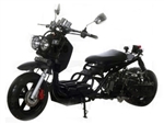 50cc Rat Rod Maddog 1 Street Bike Scooter Moped - Raked Out Frame