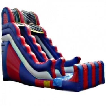 Commercial Grade Inflatable Wavy USA Slide