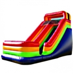 Commercial Grade Inflatable Rainbow Dry Slide