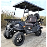 48V Electric Golf Cart 4 Seater Lifted Renegade Edition Utility Golf UTV  Compare to Coleman Kandi 4p - Matte Black