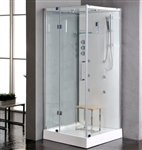 Corner Shower Room Enclosure with Hydro Massage Jets 32" x 32"