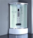 Corner Shower Enclosure with Hydro Massage Jets 36" x 36"
