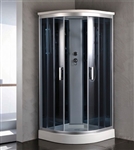 Corner Shower Room Enclosure with Rainfall Shower Head ​36" x 36"
