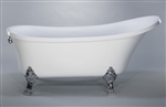 Freestanding Bathtub Modern Seamless Acrylic Bathtub - Cesano 63"