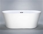 Freestanding Bathtub Modern Seamless Acrylic Bath Tub - Lugano 60"