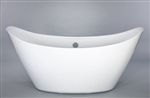 Freestanding Bathtub Modern Seamless Acrylic Bath Tub - Marano 68"