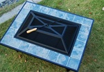 High Quality Metal Fire Pit With Cover L2115