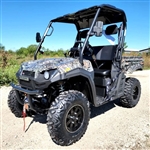 400cc T-BOSS 410 Hunting Gas Golf Cart UTV Utility Vehicle 2 Seater 25.5HP 2WD/4WD With Dump Bed - CAMO