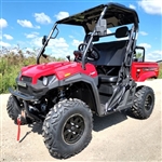 400cc T-BOSS 410 Gas Golf Cart UTV Utility Vehicle 4 Seater 25.5HP 2WD/4WD With Dump Bed - Contender Edition - RED