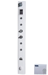 Zen Brand New Modern Style Shower Panel w/ Steam Generator
