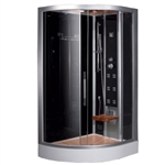 Zen Brand New Computerized Contemporary Walk In Steam Shower 47.7" x 35.4" x 89"