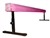 High Quality Pink 8' Gymnastics Balance Adjustable 12"-18" High Beam
