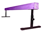 High Quality Purple 8' Gymnastics Balance Adjustable 12"-18" High Beam