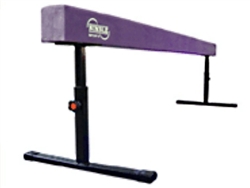 High Quality Purple 8' Gymnastics Balance Adjustable 14"-24" High Beam