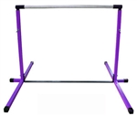 High Quality Purple 3'-5' Adjustable Gymnastics Bar