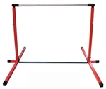 High Quality Red 3'-5' Adjustable Gymnastics Bar