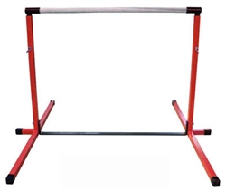 High Quality Red 3'-5' Adjustable Gymnastics Bar