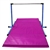High Quality 3'-5' Blue Adjustable Bar with Pink 8' Folding Mat