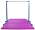 High Quality 4' Blue Horizontal Bar with Pink 6' Folding Mat