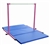 High Quality 4' Pink Horizontal Bar with Blue 6' Folding Mat