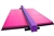 High Quality Purple 8' Balance Beam with Pink 6' Folding Mat