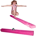 High Quality Pink 8' Gymnastics Folding Beam