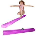 High Quality Purple 12' Gymnastics Folding Beam