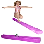 High Quality Purple 8' Gymnastics Folding Beam