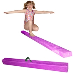 High Quality Purple 8' Gymnastics Folding Beam