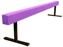 High Quality Purple 8' Gymnastics Balance 18" High Beam