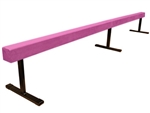 High Quality Pink 12' Gymnastics Balance 18" High Beam