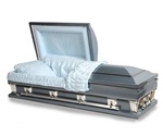 OVERSIZED 18 Gauge Steel Casket (Blue Shading)