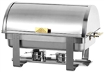 Commercial Stainless Steel Chafing Dish Food Buffet Warmer w/ Brass Handles