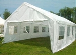 White 32' x 16' Heavy Duty Carport Shelter Party Tent