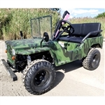 125cc Mini Hunting jeep Mini Gas Golf Cart Utility Vehicle Semi Auto With Reverse