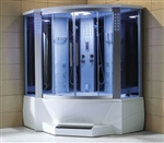 Zen Brand New Massaging Steam Shower With Jetted Hot Tub