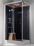 Zen Brand New 2 Person Left Hand Walk In Corner Steam Shower - 39" x 35" x 89"