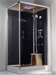 Zen Brand New 2 Person Right Hand Walk In Corner Steam Shower - 39" x 35" x 89"