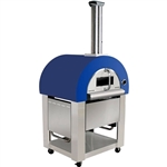 Brand New Outdoor Stainless Artisan Wood Fired Charcoal Pizza Bread Oven BBQ Grill - Blue