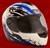 Adult Royal Blue Face Motorcycle Helmet (DOT Approved)