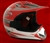 Youth Red Glossy Motocross Helmet (DOT Approved)