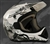 Adult Silver Motocross Helmet (DOT Approved)