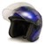 Adult Blue Metro Open Face Motorcycle Helmet (DOT Approved)