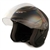 Adult Glossy Black Metro Open Face Motorcycle Helmet (DOT Approved)