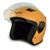 Adult Yellow Metro Open Face Motorcycle Helmet (DOT Approved)