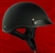 Adult Flat Black Half Helmet Cruising Helmet (DOT Approved)