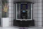 Zen Brand New Black Jetted Hot Tub Computerized Massage Shower Spa w/ TV + Mp3 + Radio